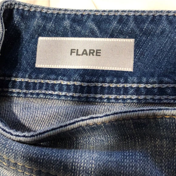 Retro style flare jeans. Never worn - Picture 3 of 3